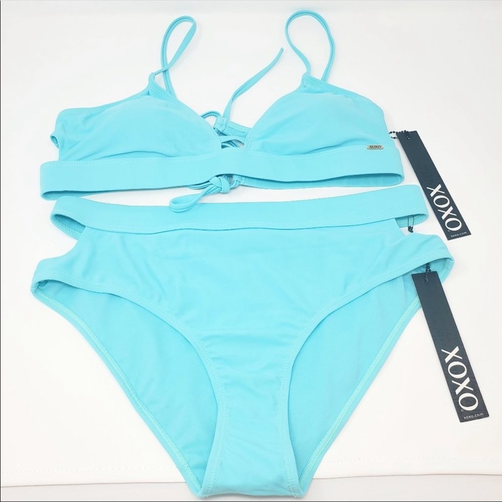 XOXO Light Blue Bikini Set